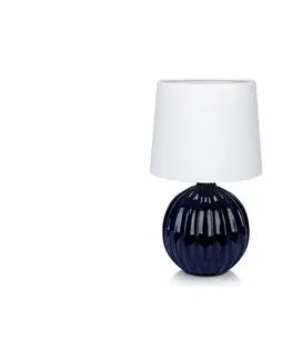 Lampy Markslöjd Markslöjd 106886 - Stolní lampa MELANIE 1xE14/40W/230V bílá/modrá 