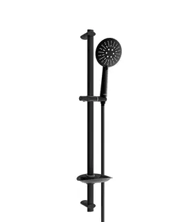 Sprchy a sprchové panely MEXEN/S DB67 posuvný sprchový set, černá 785674584-70