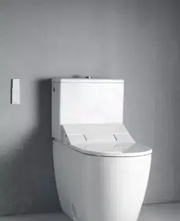 Záchody DURAVIT ME by Starck Splachovací nádržka, Dual-Flush, WonderGliss, přívod vpravo/vlevo, bílá 09380000051