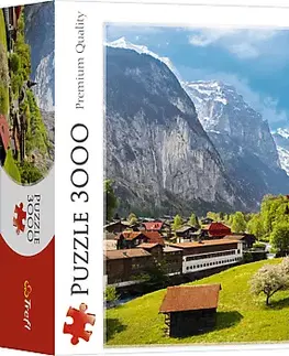 Hračky puzzle TREFL - Puzzle 3000 - Lauterbrunnen, Švýcarsko