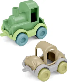 Hračky WADER - RePlay Kid Cars sada brouka a lokomotivy