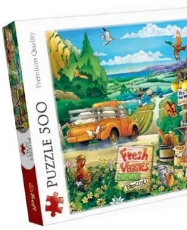 Hračky puzzle TREFL - puzzle Ráno na venkově 500