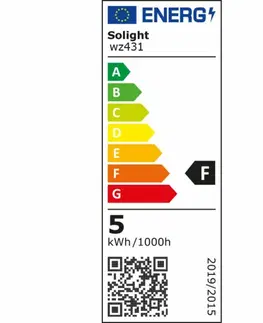 LED žárovky Solight LED SMART WIFI žárovka, svíčka, 5W, E14, RGB, 400lm WZ431