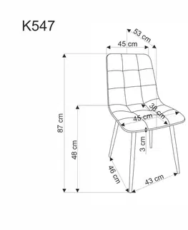 Židle Jídelní židle K547 Halmar Béžová