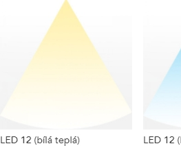 Obývací stěny LED-12 osvětlení komody, barva: nebeská modrá, 5 let záruka