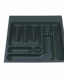 Odkapávače nádobí Elletipi Příborník UPPO do zásuvky 60 cm, černá