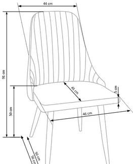 Židle HALMAR Jídelní židle Marie béžová