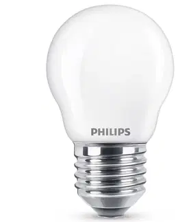 LED žárovky Philips Philips LED žárovka-kapka E27 2,2W teplá bílá opál