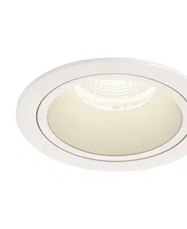 LED podhledová svítidla SLV BIG WHITE NUMINOS DL L vnitřní LED zápustné stropní svítidlo bílá/bílá 4000 K 40° 1003977