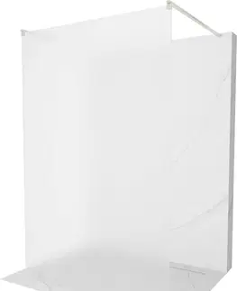 Sprchové zástěny MEXEN/S Kioto samostatně stojící sprchová zástěna 110 x 200, dekor 8 mm, nikl kartáčovaná 800-110-002-97-30