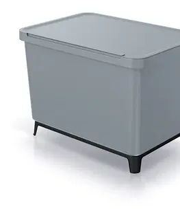 Odpadkové koše Prosperplast Odpadkový koš SYSTEMO 2x23 L šedý