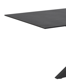 Jídelní stoly Dkton Jídelní stůl Neel 200 cm černý