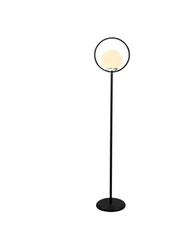 Svítidla Opviq Stojací lampa Lik V 155 cm černá