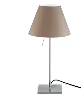 Stolní lampy Luceplan Luceplan Costanzina stolní lampa hliník, nugátová