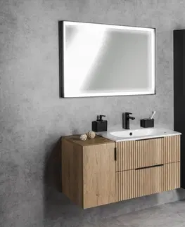 Koupelnový nábytek SAPHO CIRASA umyvadlová skříňka 59,2x64x46cm, dub alabama strip/dub alabama CR601-2322