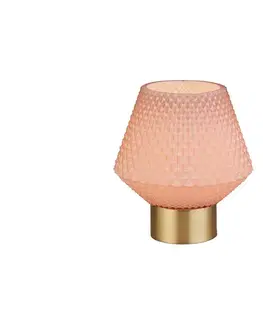 Lampy Searchlight Searchlight EU700469 - Stolní lampa LAMP 1xE27/7W/230V růžová 