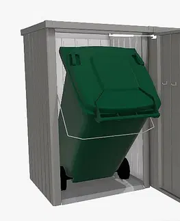 Úložné boxy Biohort Box na popelnici BIOHORT Alex 3 (šedá křemen metalíza)