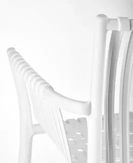 Jídelní sety Stohovatelná jídelní židle K492 Halmar Černá