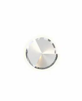 Designová nástěnná svítidla WOFI Nástěnné svítidlo Trapani 1x 12W LED 1400lm 3000K bílá + chrom 9036-108S