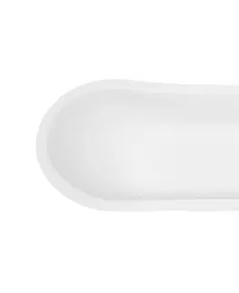 Vany HOPA Volně stojící vana OLAYA bílá Nožičky k vaně Chromové, Rozměr vany 160 × 68 cm VANOLA160C