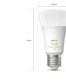 LED žárovky PHILIPS HUE Hue Bluetooth LED White Ambiance žárovka Philips 8719514291119 E27 A60 8W 1100lm 2200-6500K stmívatelná