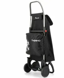 Nákupní tašky a košíky Rolser I-Max TERMO Zen 4 Logic, černá nákupní taška na kolečkách