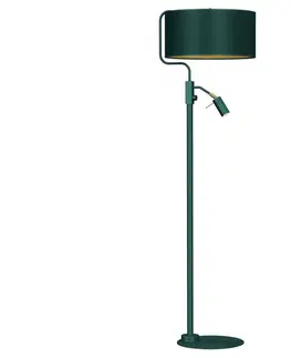 Lampy  Stojací lampa VERDE 1xE27/60W/230V + 1xGU10-MR11/7W zelená 
