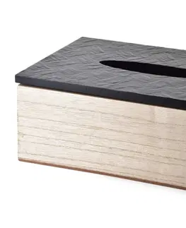 Úložné boxy Mondex Box na kapesníky Susie černý