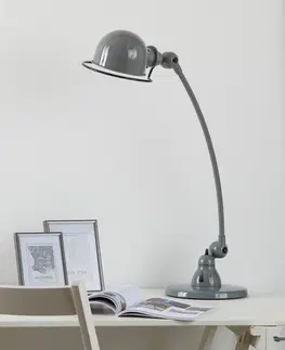 Stolní lampy kancelářské Jieldé Jieldé Loft C6000 stolní lampa, oblouk, šedá