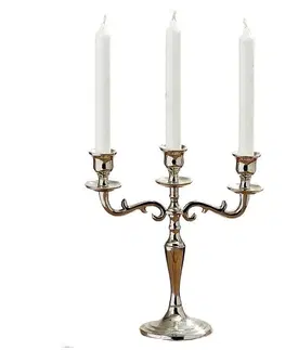 Svíčky DekorStyle Tříramenný svícen 26 cm