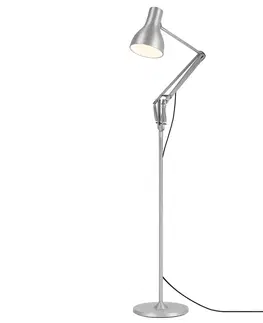 Stojací lampy Anglepoise Anglepoise Type 75 stojací lampa stříbrná