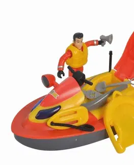 Hračky - RC modely SIMBA - Požárník Sam Vodní skútr Juno s figurkou