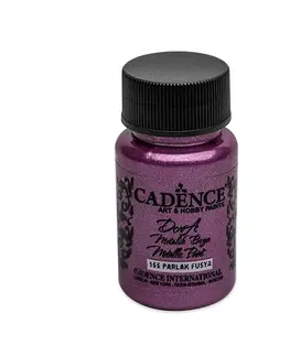 Hračky CADENCE - Barva akrylová Cadence D.Metalic, fuchsiová, 50 ml