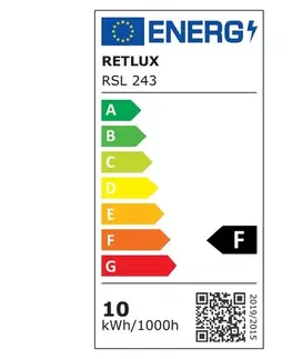 Zahradní lampy Retlux RSL 243 LED reflektor, 115 x 80 x 20 mm, 10 W, 800 lm