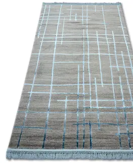 Koberce a koberečky Dywany Lusczow Kusový koberec MANYAS Herro šedo-modrý, velikost 80x300