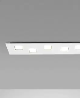 Stropní svítidla Fabbian Fabbian Quarter - bílé LED stropní svítidlo 5zdr