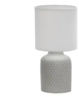 Lampy  Stolní lampa INER 1xE14/40W/230V šedá 