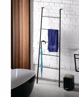 Koupelnový nábytek SAPHO SE104 Sega sušák ručníků 55 x 170 x 7 cm, černá mat