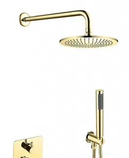 Sprchy a sprchové panely HOPA Podomítkový sprchový set SLIM DECCO/ILLUSION II Zlatá BABPDIIIZL
