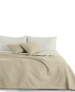 Přikrývky DecoKing Přehoz na postel Axel béžová, 220 x 240 cm, 220 x 240 cm