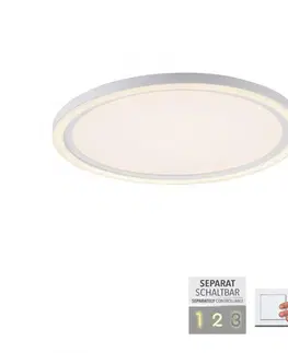 LED stropní svítidla LEUCHTEN DIREKT is JUST LIGHT LED stropní svítidlo bílé kruhové ovládání vypínačem teplá bílá paměťová funkce 3000K LD 14883-16