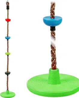 Hrací sestavy Dvěděti Dětské šplhací lano s disky LUMOIR barevné