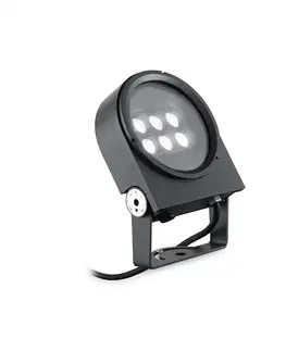 LED reflektory LED Venkovní reflektor Ideal Lux ULEX 15W SOURCE 261294 15W 1280lm 3000K IP65 13cm antracitový