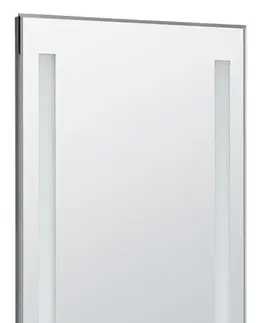 Koupelnová zrcadla AQUALINE Zrcadlo s LED osvětlením 50x70cm, kolíbkový vypínač ATH5