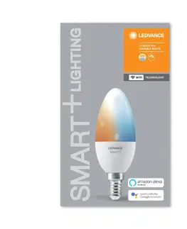 Chytré žárovky LEDVANCE SMART+ LEDVANCE SMART+ WiFi E14 4,9W svíčka 2 700-6 500K