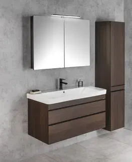 Koupelnový nábytek SAPHO SITIA umyvadlová skříňka 101,4x50x44,2cm, 2xzásuvka, borovice rustik SI105-1616