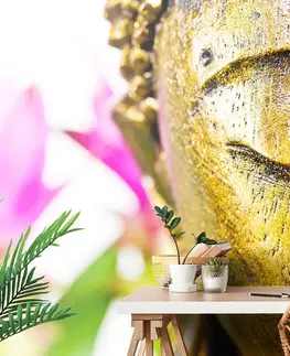 Samolepící tapety Samolepící tapeta zlatá tvář Buddhy