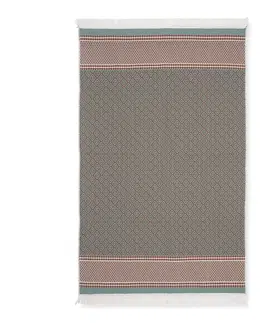 Hladce tkaný koberce Ručně Tkaný Koberec Azteca 2, 120/170cm, Hnědá