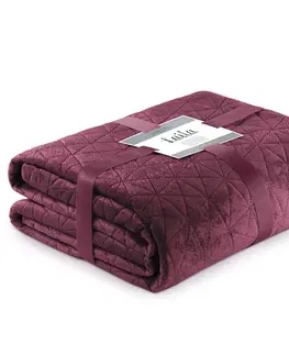 Přehozy Přehoz na postel AmeliaHome Laila fialový/fialovo růžový, velikost 200x220