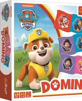 Hračky společenské hry TREFL - Hra - Domino mini - Paw Patrol